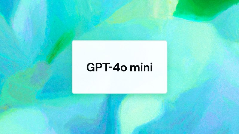 GPT-4o mini: advancing cost-efficient intelligence